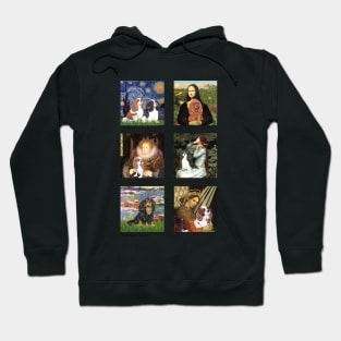 For Art Lovers - a Composite of Cavaliers in Famous Masterpieces Hoodie